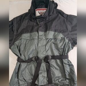 FIRSTGEAR Men's Rain Black Waterproof Motorcyce Jacket 3X